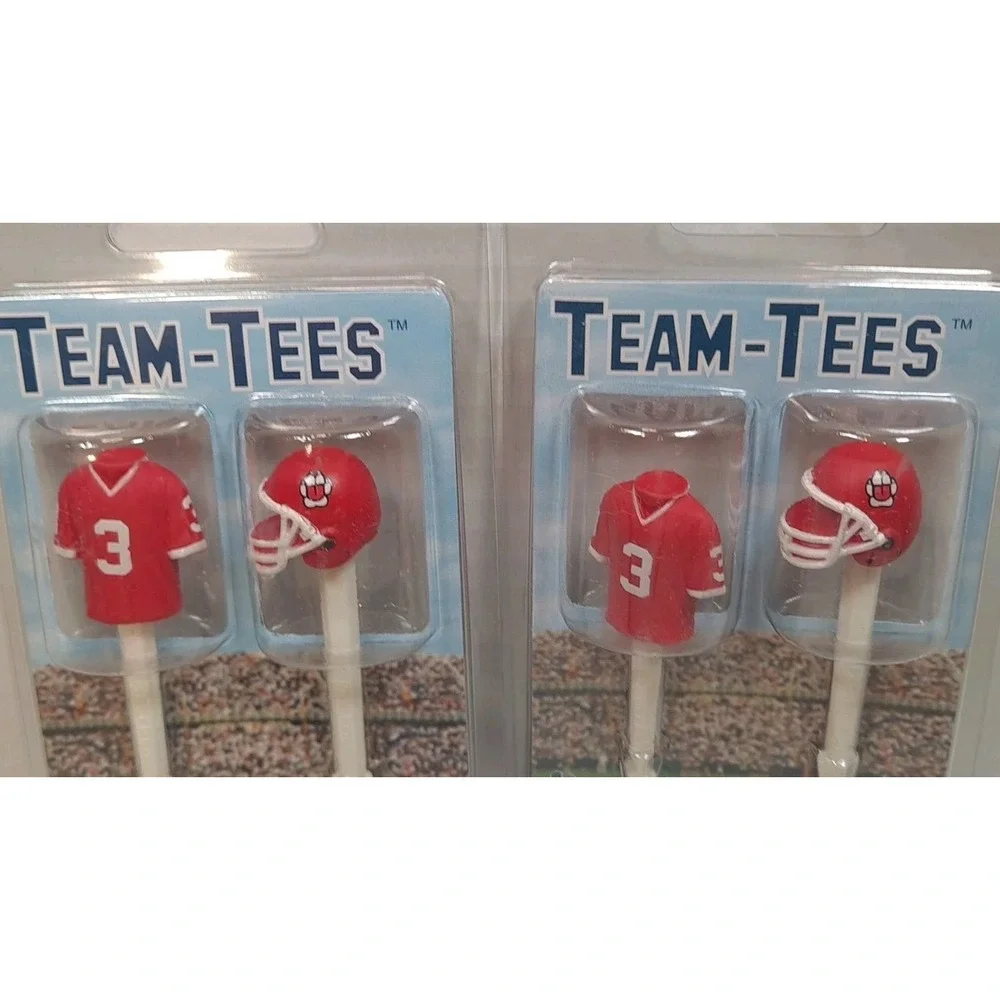NIP South Dakota Coyotes Golf‎ Pro Rubber Head Golf Tees, 4 Total Golf Tees